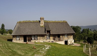 Chaumière à Saint-Sulpice-de-Grimbouville (Eure)