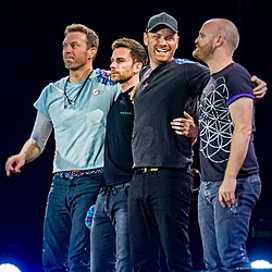 Coldplay em 2017.