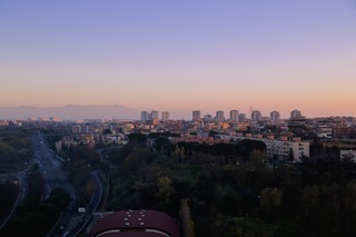 Panorama of the frazione Colle Salario