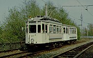 戦前製の電車の一部は動態保存されている（1972年撮影）