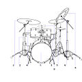 Request: Please vectorize. Taken by: Syed Wamiq Ahmed Hashmi New file: Drums schematic.svg