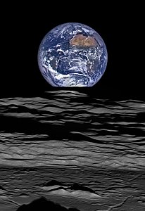 Earthrise, 2015, by NASA/Goddard Space Flight Center/Arizona State University (edited by Bammesk)