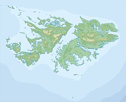 Monte Ruiseñor ubicada en Islas Malvinas