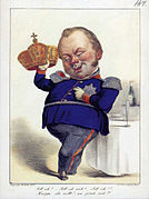 Caricature allemande de 1849.