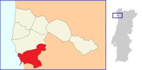 Localização no município de Póvoa de Varzim