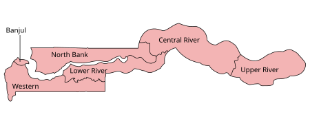 Divisions of the Gambia