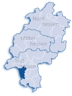 Landkreis Gross-Gerau i Hessen