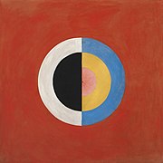 Svanen (O cisne) (1915, Hilma af Klint)