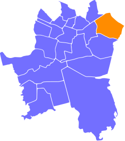 Location of Szopienice-Burowiec within Katowice