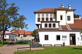 Rodošto memorial house (foreground) and House of Crafts exhibit (background)