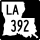 Louisiana Highway 392 marker