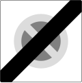 23g) — End of time-limited parking zone