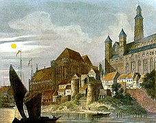 Malbork, cerca de 1859