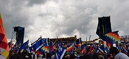 MAS-Demonstration auf dem Flughafen von Chimoré