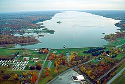 Southern end of Mosquito Creek Lake