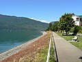 Promenade au bord du lac, vers l'ouest.