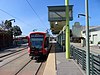 A northbound train at Marin Street station, 2019