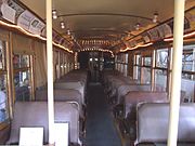 Inside the historic Trolley Car #116