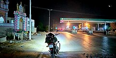 Toll plaza in Saeedabad