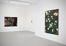 Exhibition view of Clare Woods: Silent Spring at Buchmann Galerie, Berlin 2023