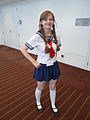 コスプレとしてのセーラー服を着る少女（米国・Tekkoshocon 2010）