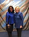 Terri Sewell and Hillary Clinton