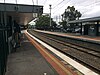 Northbound view from Tooronga platform 1 facing towards platform 2