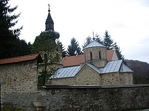 a colour image of an old religious building