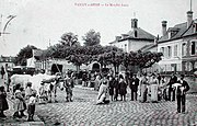 Le marché franc vers 1910.