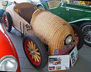 Racing version with a custom light-weight wicker body