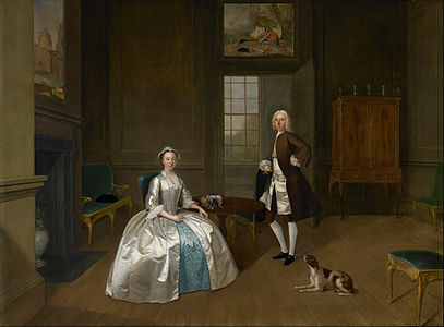 Mr. and Mrs. Atherton, at and by Arthur Devis