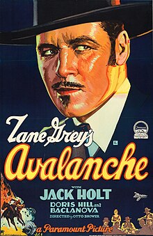 Description de l'image Avalanche film poster (1928).jpg.