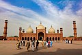 Image 50Badshahi Mosque built under the Mughal emperor Aurangzeb in Lahore, Pakistan (from Culture of Asia)