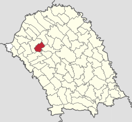 Location in Botoșani County