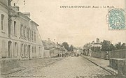 Une rue du village vers 1910.