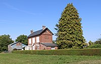 Ancienne gare de la ligne de Marle à Montcornet.