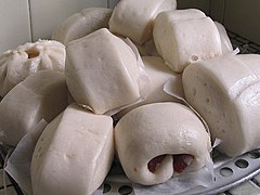 Mantou, a type of steamed bun