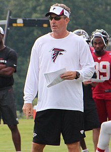 Koetter with the Falcons in 2013