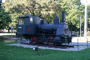 ehemalige EWA IIc Nr. 21 „Ilse“ als Denkmal vor dem Wien-Museum am Karlsplatz