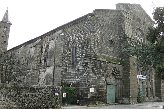 Église Saint-Laurent du Puy-en-Velay, Elle abrite, dans le chœur, un enfeu contenant les entrailles du connétable Bertrand Du Guesclin[38].