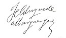 Firma di Francisco Fernández de la Cueva