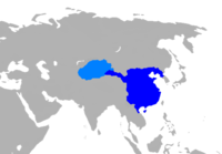 漢王朝の勢力範囲