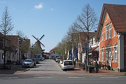 Street in the center of Harpstedt