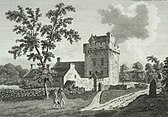 Eighteenth-century view of Hills Tower