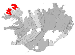 Location of Ísafjarðarbær