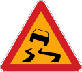 Slippery road