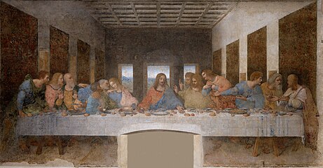 ציור הסעודה האחרונה של לאונרדו דה וינצ'י