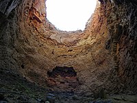 Old lime kilns in Manzhykiv Kut, Ukraine