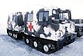 Двосекційний транспортер медичної евакуації Bandvagn 206. 1989