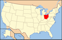 Localisation de l'Ohio